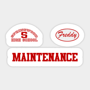 Freddy's Workshirt Sticker